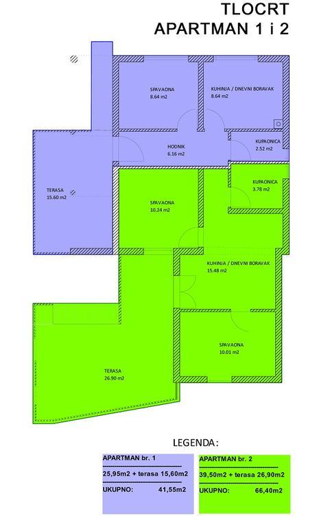 Apartments Mas-Rafaj Vir Luaran gambar
